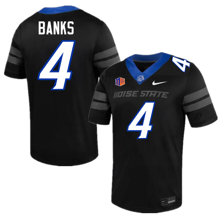 Davon Banks Jersey, Boise State Broncos College Football Jersey College Uniforms-Black  Davon Banks Jersey, Boise State Broncos College Football Jersey College Uniforms-Black